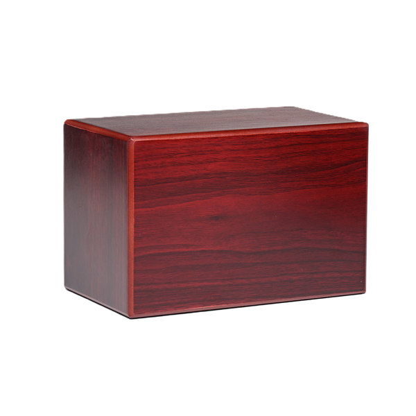 Cremation Urn For Ashes - Solid Cherry Wood Cremation Urn - Wood Urn, Large - 130 cu. in