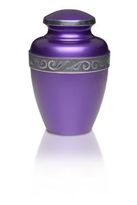 adult cremation urn alloy urn purple UUAB0065 1