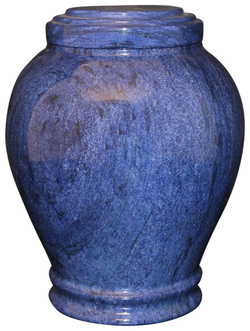 adult cremation urn marble urn blue UUAB0194 1