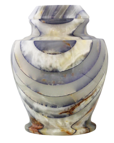adult cremation urn marble urn blue UUAB0198 1