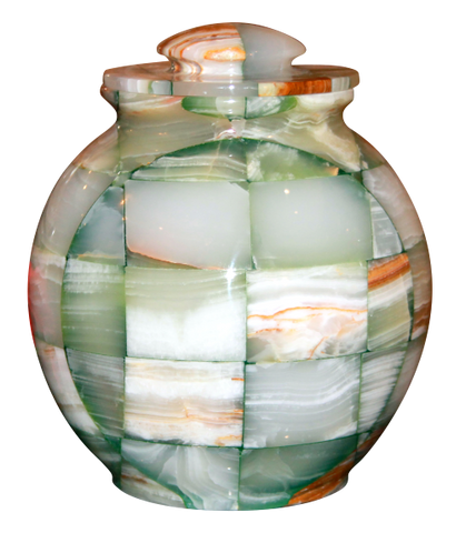 adult cremation urn marble urn green UUAB0203 1