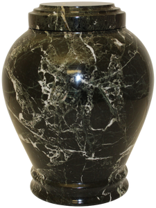 adult cremation urn marble urn green zebra UUAB0173 1