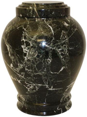 adult cremation urn marble urn green zebra UUAB0173 1