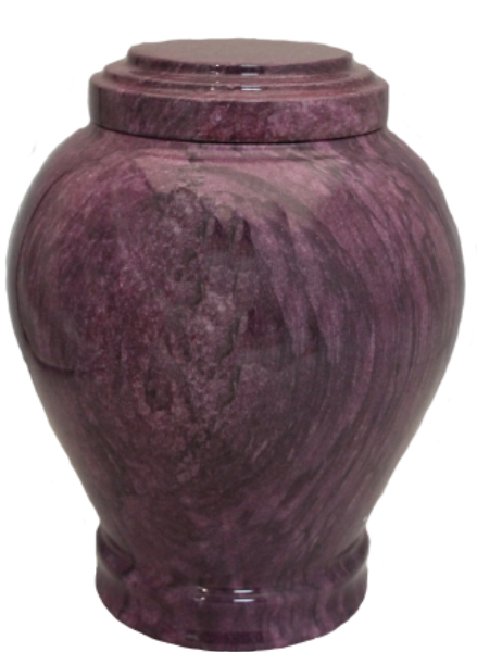 adult cremation urn marble urn purple UUAB0196 1