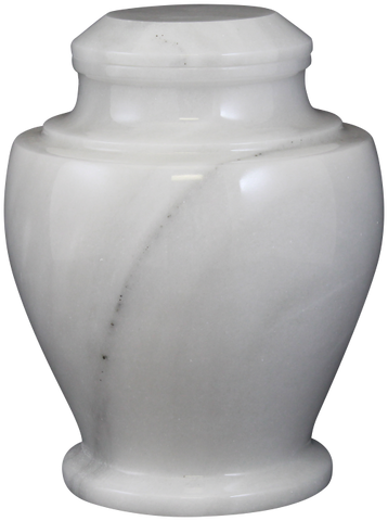 adult cremation urn marble urn white UUAB0170 1